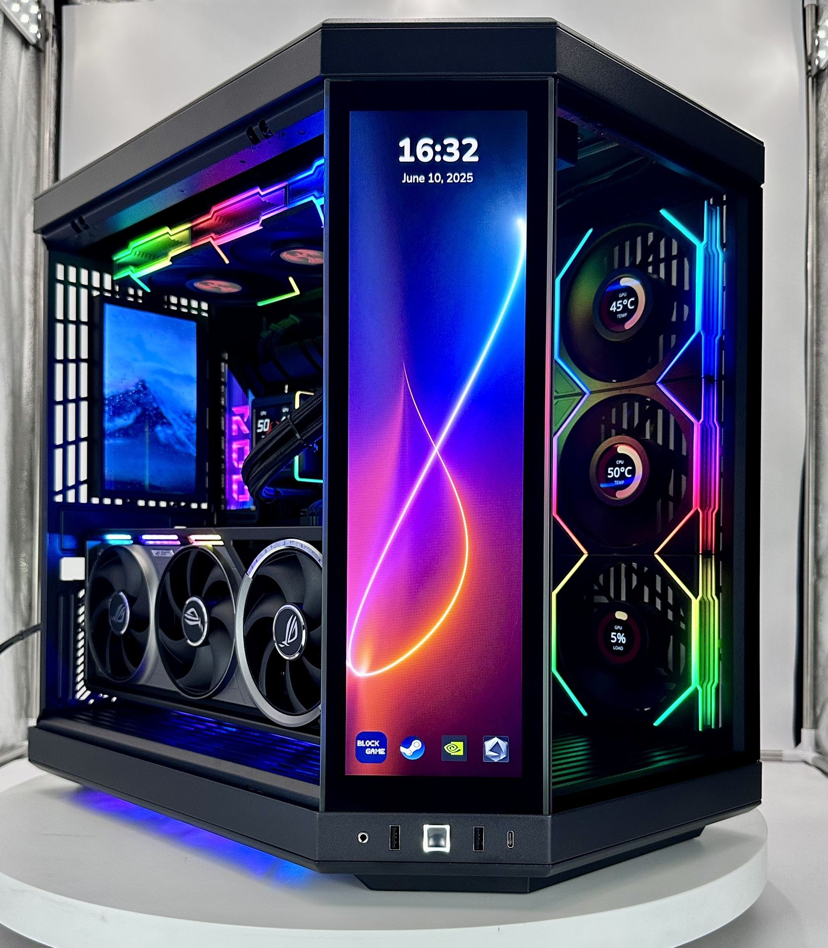 *NEW* NVIDIA RTX 5080 AMD Ryzen 7 9800X3D 96GB DDR5 RAM 4TB Gen 5 SSD RGB Gaming Computer
