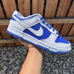 Nike Dunk Low Racer Blue White (Size 7.5, 8.5, 9, 9.5, 11, 11.5, 12)