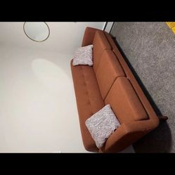 Orange Couch Sofa