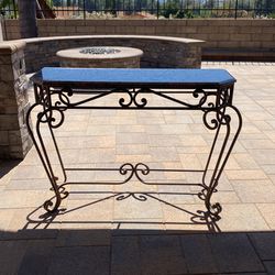 Table With Cast Iron Frame