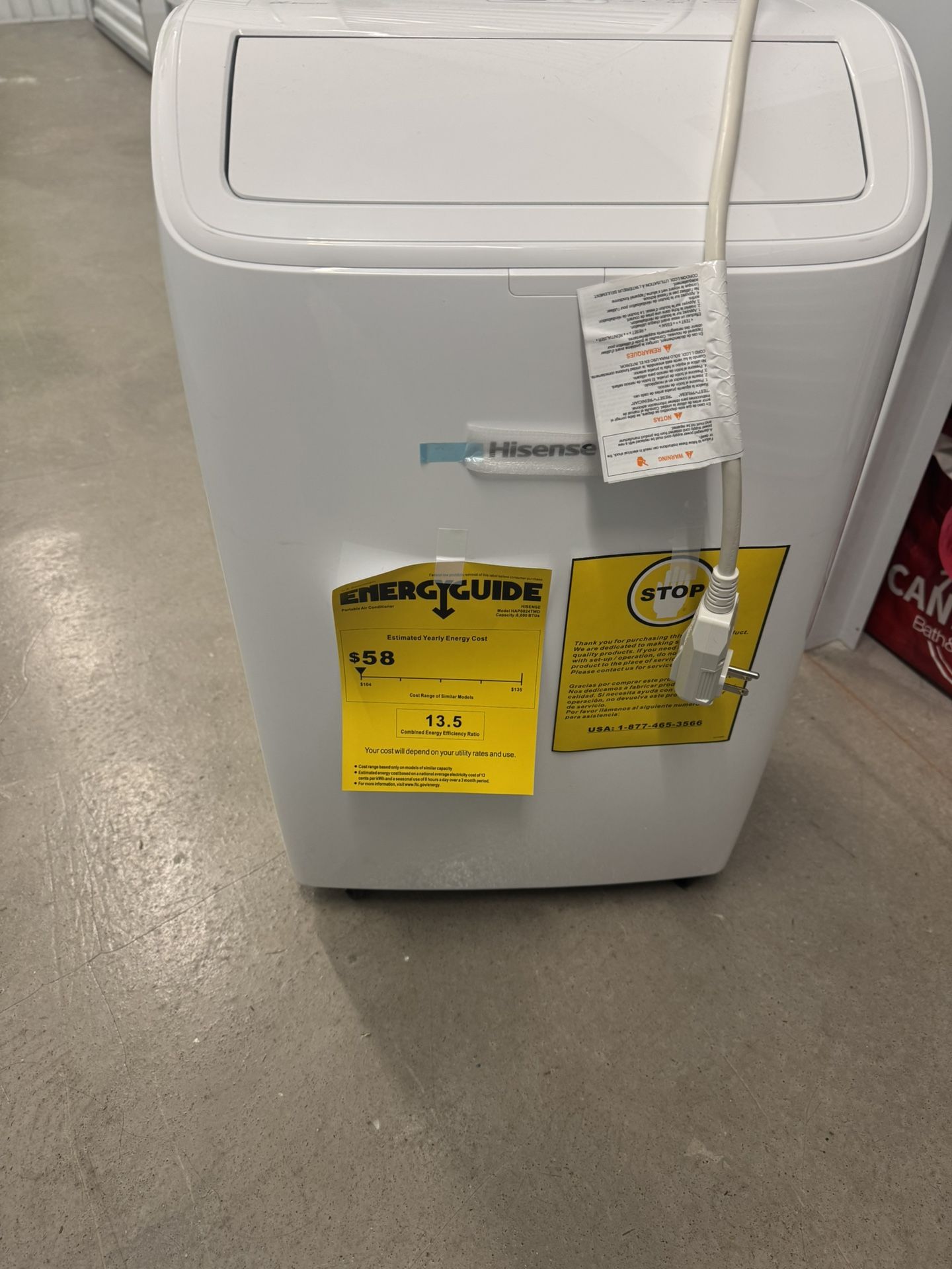 Hisense Portable AC 8,000BTU