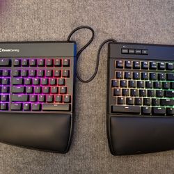 Kinesis Freestyle Edge RGB with Tenting Kit - Cherry MX Blue