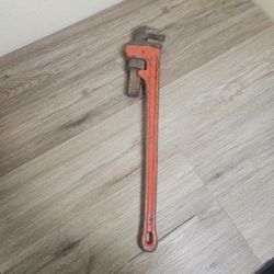 Vintage The Ridge Tool Co. Ridgid 24" Straight Pipe Wrench Heavy Duty 
