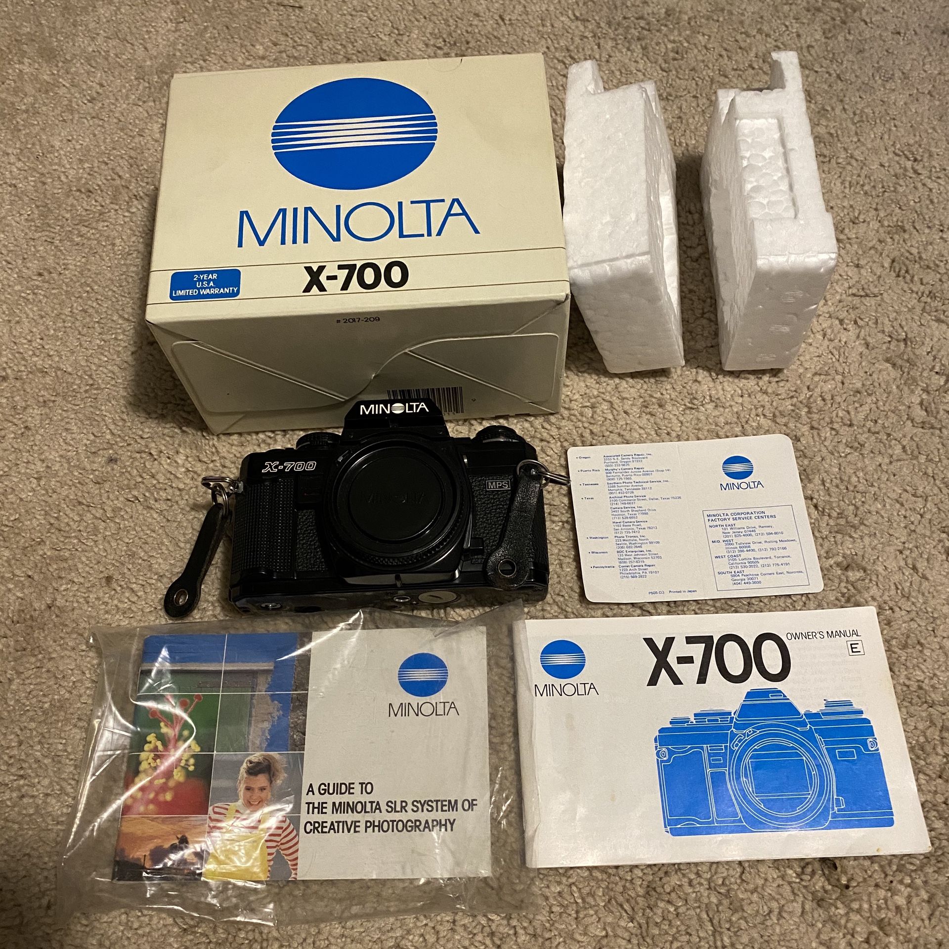 Minolta X-700 35mm SLR Film Camera