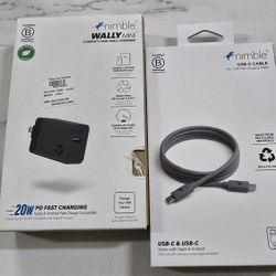 COMPACT DUAL MINI CHARGER AND USB-FAST CHARGING CABLE