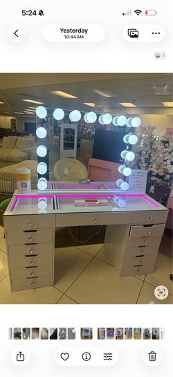 👑 ULTIMATE BLUETOOTH HOLLYWOOD VANITY STATION 👑