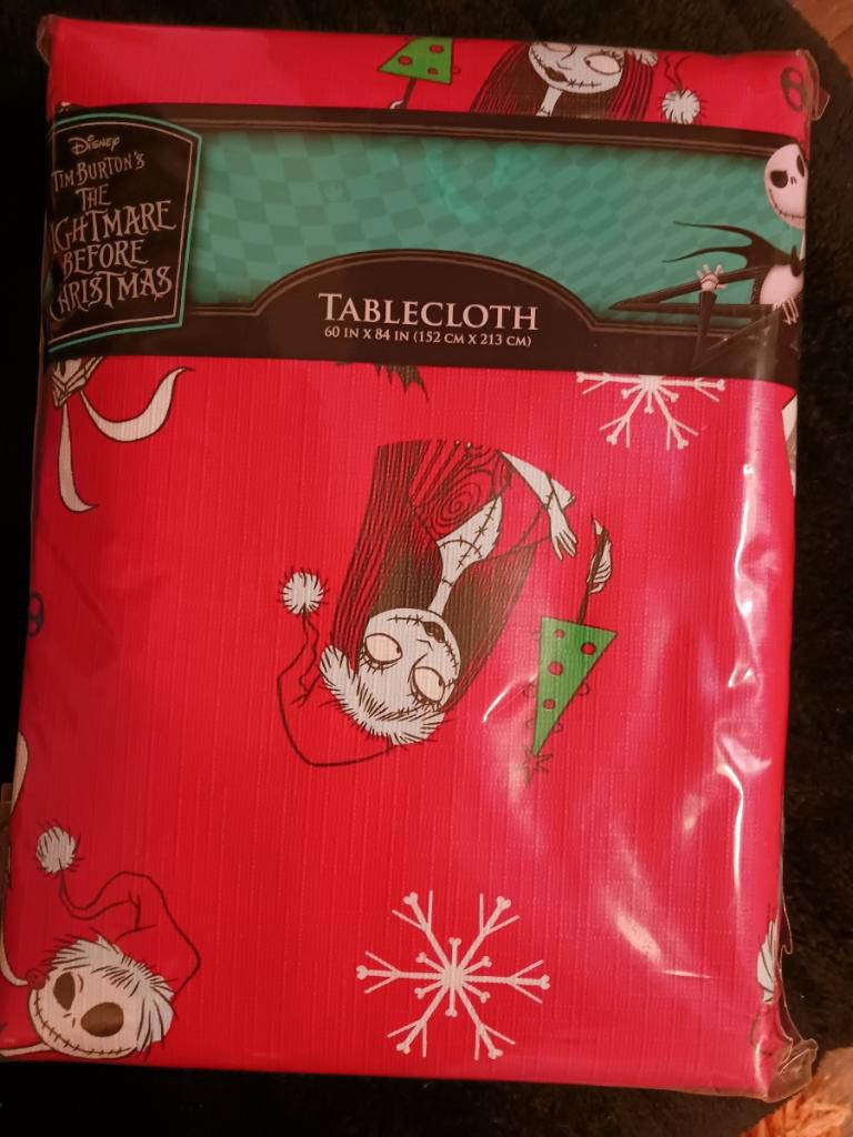 Nightmare Before Christmas table cloth 