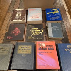 Vintage Auto Repair Manuals - Ford, Nissan, Chilton's, Motor's