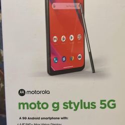 Moto G Stylus Phone  5 G Got It Last Year I Upgrade And Selling It 