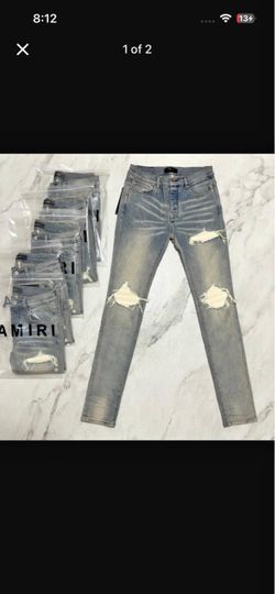 Amiri Distressed Skinny Jeans