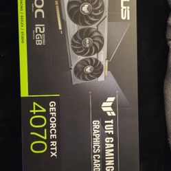 ASUS TUF NVDIA GeForce RTX 4070 OC Edition Gaming 12GB Graphics Card