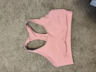 Pink Sports Bra Size M
