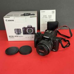 Canon EOS M50 Mark II EF-M 15-45 IS STM Kit