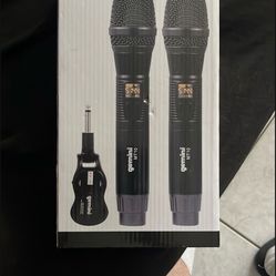 Microphones Bluetooth Pair Rechargeable 