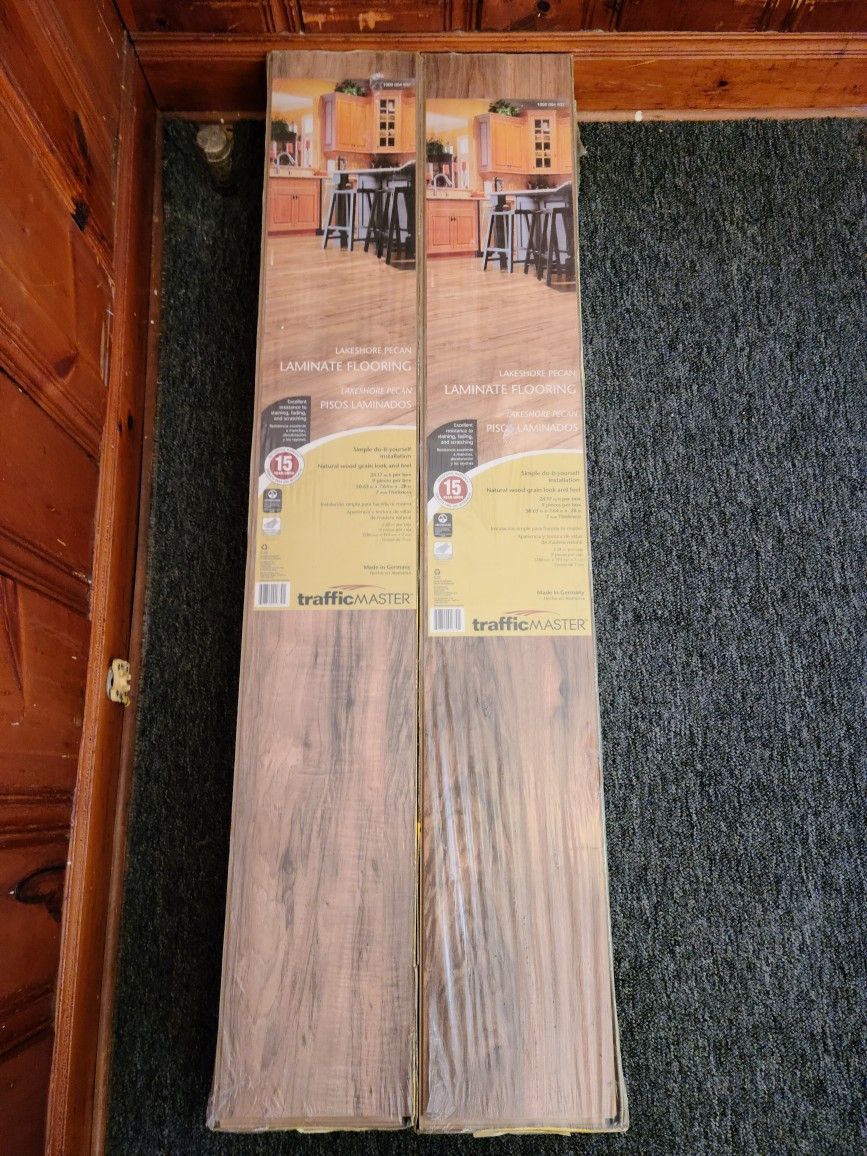 TrafficMaster Lakeshore Pecan Laminate Wood Flooring - Best Offer