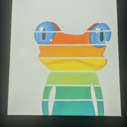 Original Frog Painting