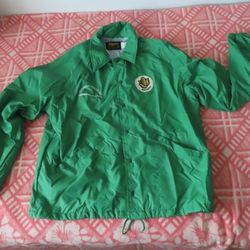 Vintage 1970s Heinrich feeds inc Jacket Swingster Coat green L AAtrex