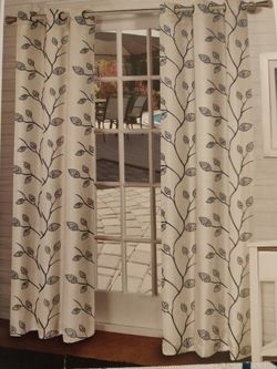 2 New Grommet Panel Curtains
