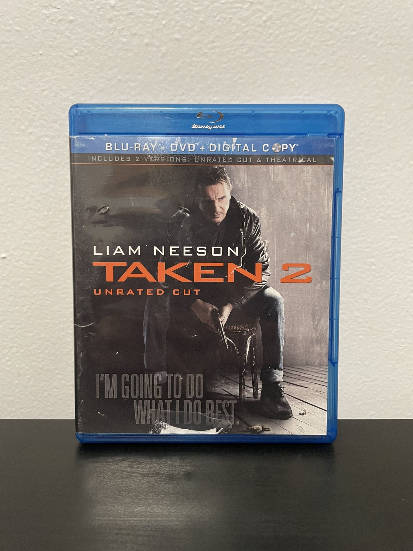 Taken 2 Unrated Cut Blu-ray DVD Combo Movie Liam Neeson 2013