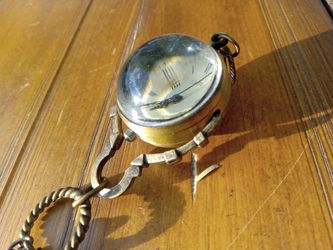 Vintage Sphere Pocket Watch on Chain
