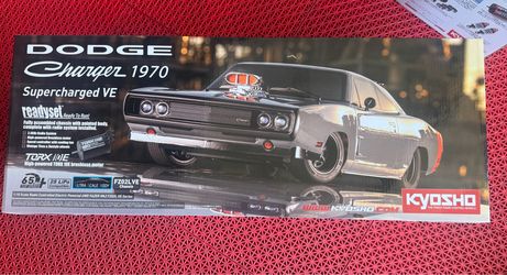 Kyosho America - FAZER Mk2 FZ02L VE Series Readyset 1970 Dodge Charger Supercharged VE Gray - 34492T1C