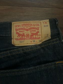 501 Levi’s 36x32
