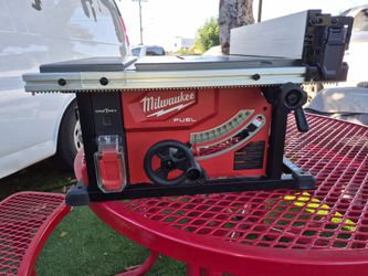 Milwaukee 18v table saw  8 1/4 tool only