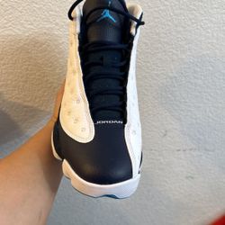 Jordan 13 Retro Obsidian Powder Blue White Size 9