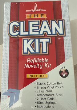 The Clean Kit – Refillable Novelty Kit – New/Sealed – $15