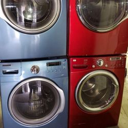 Slightly Used Appliances With Warranty  Washers Dryers Stoves Refrigerators Stackables(