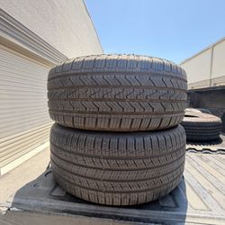 265/50/20 Tires 90%+ Tread (2)