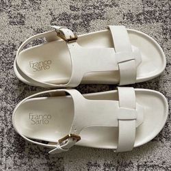 Franco Sarto Women's Bellamy Open Round Toe Strappy Sandals Size 8.5