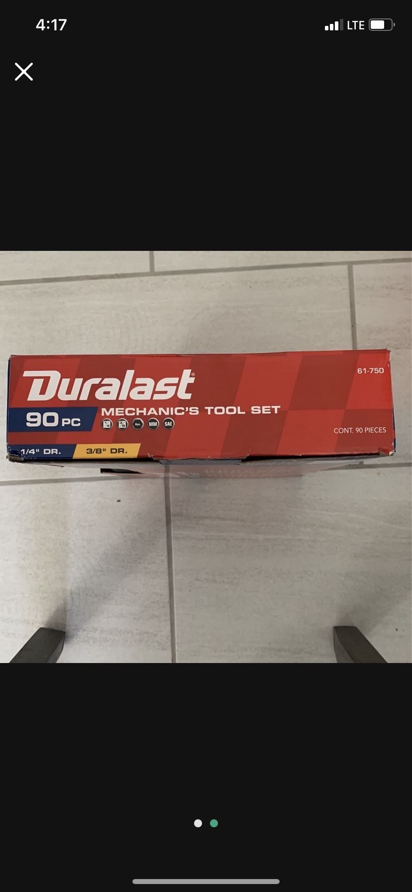 90 Pc Duralast Tool Set