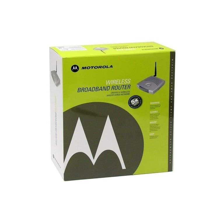 New Motorola WR850G 54 Mbps 4-Port 10/100 High Speed Wireless Broadband G Router