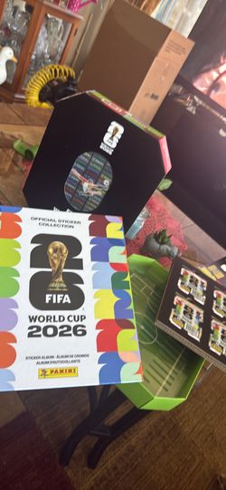 2026 World Cup Panini hardcover album with 40 packs