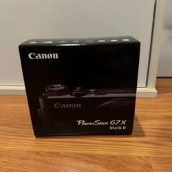 Canon PowerShot G7 X Mark II , 20.1MP Compact Camera - Black