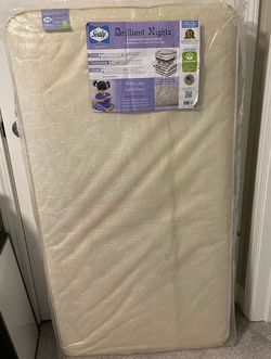 Sealy Waterproof 2 Stage Baby Crib or For Toddler Bed Mattress