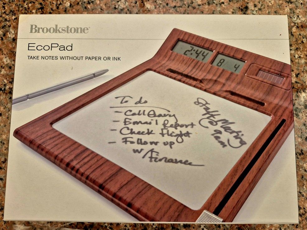 Brookstone Ecopad (Take Notes Without Paper)