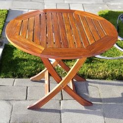 Beautiful Folding Teak Table For Patio Or Balcony 