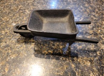 Cast iron mini wheelbarrow