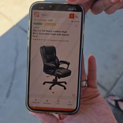 Black Leather Office Chair