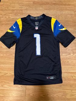 Rivalries Jersey Los Angeles Rams Limited FUSE Size Small #1 No Name.
