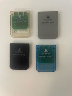 Playstation 1 Memory Cards