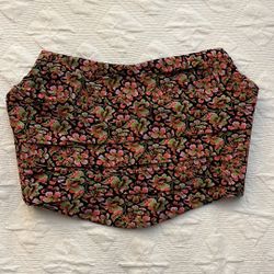 Zara floral corset top