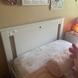 Twin Sized Bed From IKEA With Mattress 