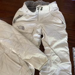 North face ski pants and Patagonia jacket 7/8yr old size
