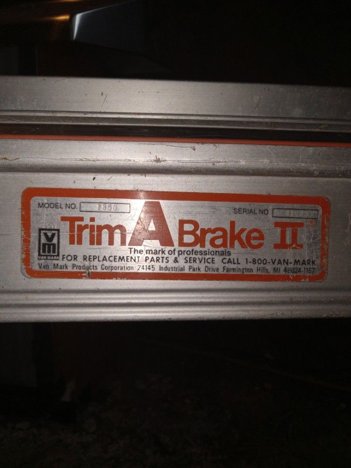 8'6 Trim A Brake 2 Aluminum Brake