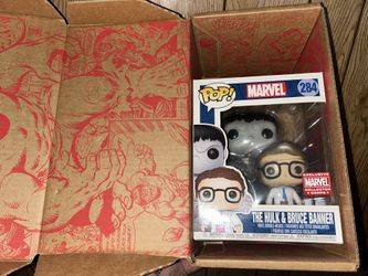 Marvel The Hulk And Bruce Banner Funko Pop 284 Collection Corps 