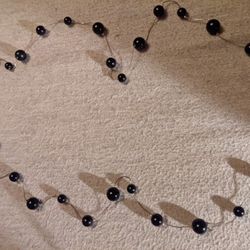 Very Long Vintage Sterling Silver Necklace