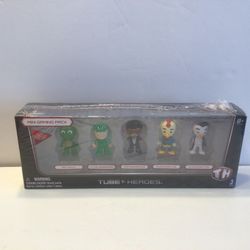 New Tube Heroes Mini Action Figure Gaming Collector Toy Kids 5 Pack
